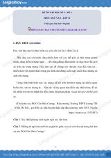 Đề số 6 - Đề kiểm tra học kì 2 - Ngữ văn 11